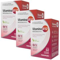 KIT 3X Vitamina B12 (Metilcobalamina) 60 comprimidos - Maxinutri
