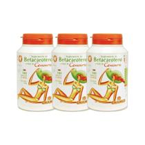 Kit 3x Vitamina Betacaroteno 500mg 100 Cps - CHAMEL