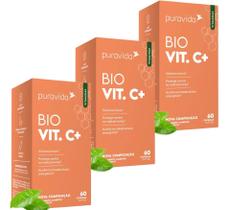 Kit 3x Vitamina C Lipossomal, 60 Cápsulas - Pura Vida