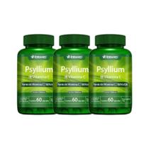 Kit 3x Vitamina C Psyllium 60 cps - HERBAMED