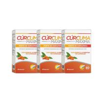 Kit 3x Vitamina Curcuma maxima 60 cps - HERBAMED