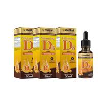 Kit 3X Vitamina D3 2000 UI Vitamina K2 100mcg Melfort Kit 3X Vitamina D3 2000 UI Vitamina K2 100mcg Melfort