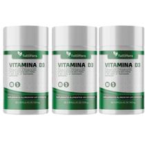 Kit 3x Vitamina D3 60 Cápsulas 500mg Tuttiflora