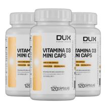 Kit 3x Vitamina D3 Colecalciferol 2000 UI 120 Caps - Dux