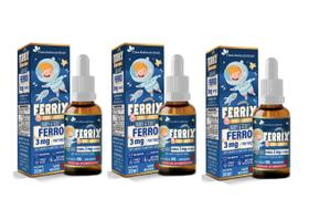 Kit 3x Vitamina Infantil Kids Ferrix 30ml Flora Nativa Kit 3x Vitamina Infantil Kids Ferrix 30ml Flora Nativa