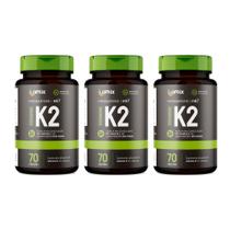 Kit 3x - Vitamina K2 - MK7 - 70 cápsulas - Omix