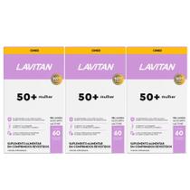 Kit 3x Vitamina Lavitan 50+ Mulher 60 Comprimidos - CIMED