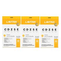Kit 3x Vitamina Lavitan CDZSE 30 Comprimidos - CIMED Kit 3x Vitamina Lavitan CDZSE 30 Comprimidos - CIMED