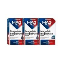 Kit 3x Vitamina Magnésio Bisglicinato 60 cps - HERBAMED Kit 3x Vitamina Magnésio Bisglicinato 60 cps - HERBAMED