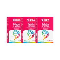 Kit 3x Vitamina Supra Cabelos e Unhas 60 cps - HERBAMED Kit 3x Vitamina Supra Cabelos e Unhas 60 cps - HERBAMED