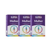 Kit 3x Vitamina Supra Mulher 60 cps - HERBAMED Kit 3x Vitamina Supra Mulher 60 cps - HERBAMED