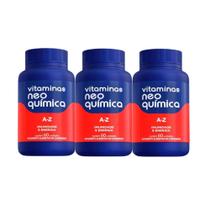 Kit 3x Vitaminas A-Z 60 Comprimidos - Neo Quimica