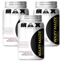 Kit 3X Waxy Maize - 1000g Natural - Max Titanium Kit 3X Waxy Maize - 1000g Natural - Max Titanium