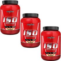 Kit 3X Whey Iso Triple Zero - 907g Baunilha - IntegralMédica