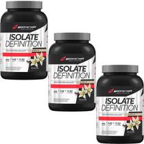 Kit 3X Whey Isolate Definition - 900g Baunilha - BodyAction Kit 3X Whey Isolate Definition - 900g Baunilha - BodyAction