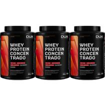 Kit 3X Whey Protein Concentrado - 900g Chocolate - Dux Nutrition Kit 3X Whey Protein Concentrado - 900g Chocolate - Dux Nutrition