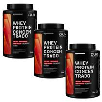 Kit 3X Whey Protein Concentrado - 900g Coco - Dux Nutrition Kit 3X Whey Protein Concentrado - 900g Coco - Dux Nutrition