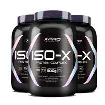 Kit 3x Whey Protein Iso-X 900g - Xpro Nutrition