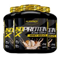 Kit 3x Whey Protein Isolado Iso Blend Complex 2Kg XPro Nutrition Kit 3x Whey Protein Isolado Iso Blend Complex 2Kg XPro Nutrition