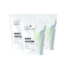 Kit 3x Whey Protein Vanilla Health Care Pounch Refill 297g