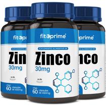 Kit 3x Zinco 30mg 60 Cápsulas Softgel