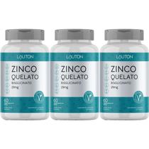 Kit 3X Zinco Quelato - 60 Comprimidos - Lauton Nutrition