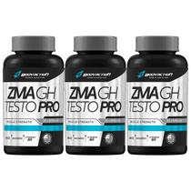 Kit 3X ZMA GH Testo Pro - 30 Cápsulas - Body Action