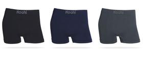 Kit 3X1 Cueca Boxer Poliamida Premium Tamanho G Preto/Chumbo/Marinho Sort 1 Hoahi Kit 3X1 Cueca Boxer Poliamida Premium Tamanho G Preto/Chumbo/Marinho Sort 1 Hoahi
