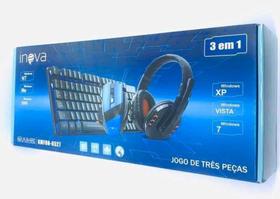 Kit 3x1 Gamer - Teclado, Mouse e Headset Inova KMFON - 6527 Kit 3x1 Gamer - Teclado, Mouse e Headset Inova KMFON - 6527
