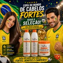 Kit 3x1 Tutano de Boi Maycrene com DPantenol e Queratina Cuidado Completo para seus Cabelos