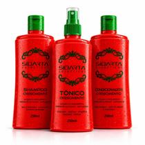 Kit 3X3 Crescimento Capilar Tônico Capilar, Shampoo e Condicionador antiqueda e fortalecimento com Biotina, Cenoura, Pimenta e Urtiga. Kit 3X3 Crescimento Capilar Tônico Capilar, Shampoo e Condicionador antiqueda e fortalecimento com Biotina, Cenoura, Pimenta e Urtiga.