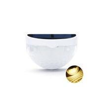 Kit 4-16 Arandela de Parede Energia Solar Branco Quente ou RGB Bateria Área Externa Fixa Branco Pret