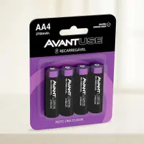 kit 4, 8 ou 16 Pilhas Recarregável AAA Palito 1.2v 1000MAH Avant Use