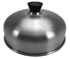 Kit 4 Abafadores Lanche Hambúrguer Alimentos Alumínio 15 Cm