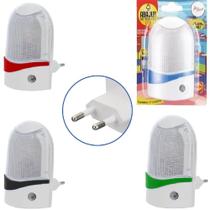 Kit 4 Abajur Tomada Luz Emergência Led Sensor Escuro Bivolt Kit 4 Abajur Tomada Luz Emergência Led Sensor Escuro Bivolt