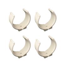 Kit 4 Abraçadeira Impacto Cano Tubo 100mm 4'' Branca Estrela