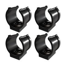 Kit 4 Abraçadeira Impacto Cano Tubo 25Mm 3/4'' Preta Estrela