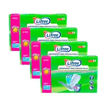 Kit 4 Absorvente Geriátrico Lifree para Fralda Calça Refil com 20 Unidades Kit 4 Absorvente Geriátrico Lifree para Fralda Calça Refil com 20 Unidades