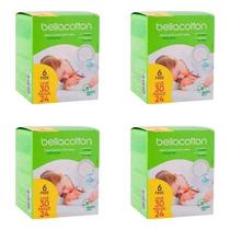 KIT 4 Absorventes Para Seios Bellacotton