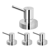 Kit 4 Acabamento Registro Loggica P/ Base 1/2 Docol