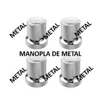 Kit 4 Acabamentos C-40 para Registro Manopla Liga/Desliga p/ Chuveiro e Torneira