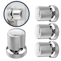Kit 4 Acabamentos De Registro Abs C-40 Cromado Padrão Deca