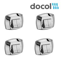 Kit 4 Acabamentos para Válvula de Descarga Clássica Salvágua - Docol Kit 4 Acabamentos para Válvula de Descarga Clássica Salvágua - Docol
