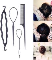Kit 4 Acessórios Para Cabelo Agulha Mágica E Coque Mágico Kit 4 Acessórios Para Cabelo Agulha Mágica E Coque Mágico