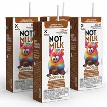 Kit 4 Achocolatado 100% Vegetal NOT MILK Kids 200ml