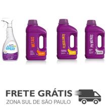 Kit 4 Acqua Spray, Metais, Floculante, Redutor Ph - Domclor