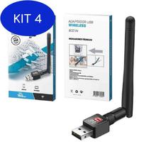 Kit 4 Adaptador Antena Para Receptor Wireless Lotus Lt-A097