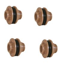 Kit 4 Adaptador C/ Borracha Vedação 1/2 P/ Caixa Água 20mm Kit 4 Adaptador C/ Borracha Vedação 1/2 P/ Caixa Água 20mm