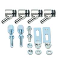 Kit 4 Adaptadores De Bico Rampa Flauta Rail Gnv 2 Orings 6mm