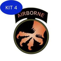 Kit 4 Adesivo Airborne Garra Adesivo Externo